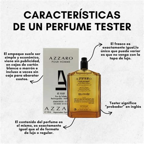 perfume tester diferencia